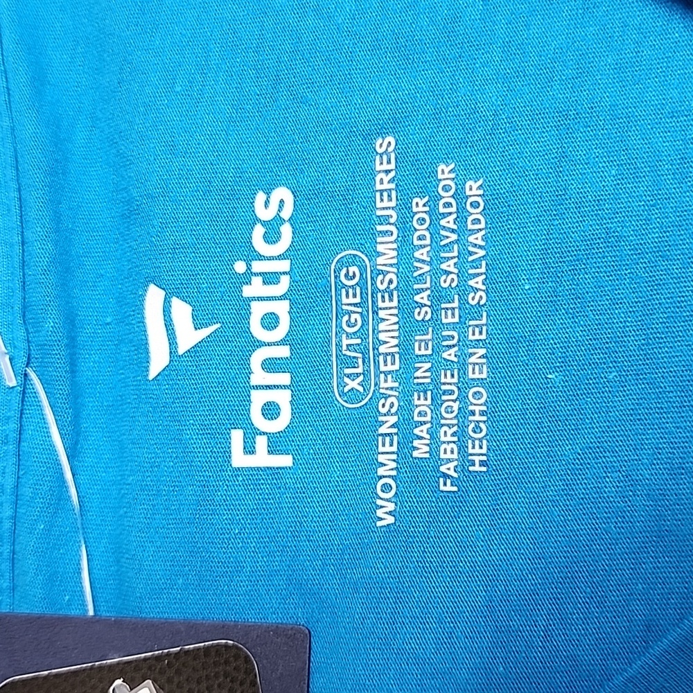 Blue Carolina Panthers Women's Tshirt by Fanatics. NWT. Size XL - Picture 4 of 7